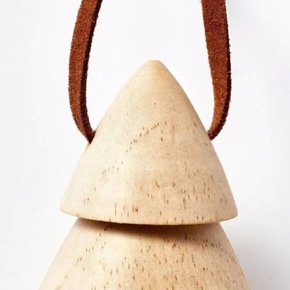 Set of 4 Wood Tree Ornaments - Threshold Studio McGee, Target Christmas 2022 - Picture 3 of 4
